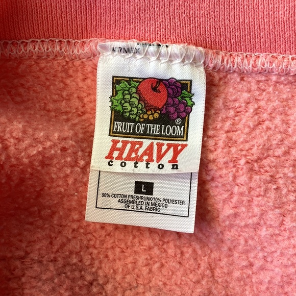 Vintage 80s 90s Pink Geometric Sweatshirt - Picture 6 of 8